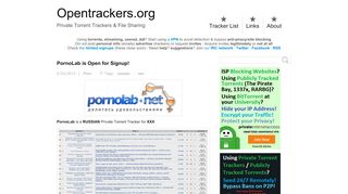 
                            3. PornoLab is Open for Signup! - Private Torrent Trackers & File Sharing