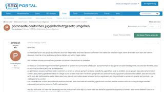 
                            3. pornoseite deutsches jugendschutzgesetz umgehen - Webmaster Forum ...