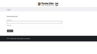 
                            9. Porsche Clubs: Login