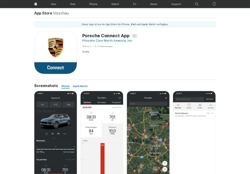 
                            8. Porsche Connect App im App Store - iTunes - Apple