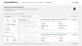 
                            9. Porsche Leasing Angebote vergleichen - auch als ...