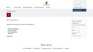 
                            1. Porsche Login - Porsche AG