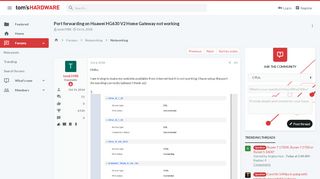 
                            10. Port forwarding on Huawei HG630 V2 Home Gateway not working | Tom ...
