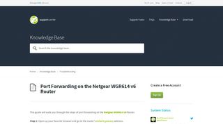 
                            10. Port Forwarding on the Netgear WGR614 v6 Router - No-IP