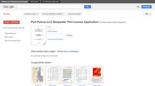 
                            11. Port Pelican LLC Deepwater Port License Application: Environmental ...