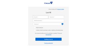 
                            2. Portaali - My F-Secure