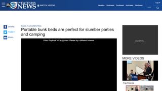
                            12. Portable bunk beds are perfect for slumber parties and camping ...
