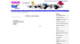 
                            9. Portail Air France - SUD Aérien.org