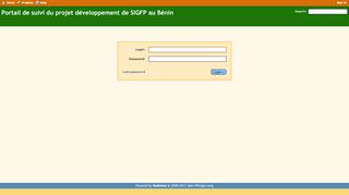 
                            7. Portail de suivi du projet développement de SIGFP au Bénin