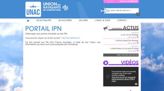 
                            1. Portail IPN | UNAC - Union des Navigants de l'Aviation Civile