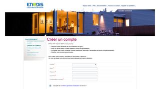 
                            4. Portail Raccordement - Créer un compte - Enedis-Connect