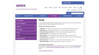 
                            8. Portal | Aetna Better Health of New York