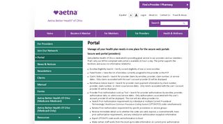 
                            12. Portal | Aetna Better Health of Ohio