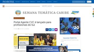 
                            11. Portal Agente CVC é lançado para profissionais do Sul | Agências ...