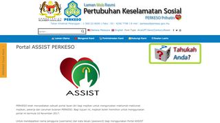 
                            2. Portal Assist PERKESO