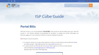 
                            3. Portal Bills – ISPCube Guía