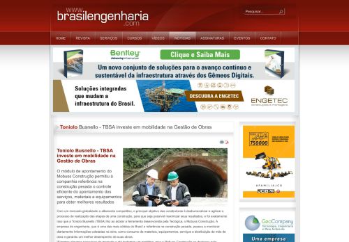 
                            8. Portal Brasil Engenharia | Toniolo Busnello - TBSA investe em ...