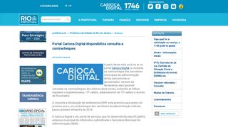 
                            8. Portal Carioca Digital disponibiliza consulta a contracheques