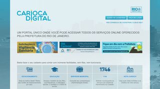 
                            3. Portal Carioca Digital: Login