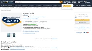 
                            7. Portal Cesed: Amazon.com.br: Amazon Appstore