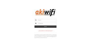 
                            1. Portal Cliente | AKIWIFI