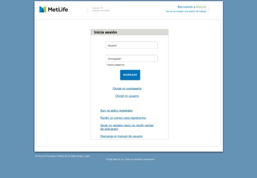 
                            2. portal clientes - MetLife
