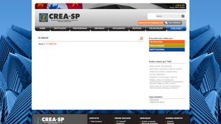 
                            10. Portal CREA-SP - TV CREA-SP