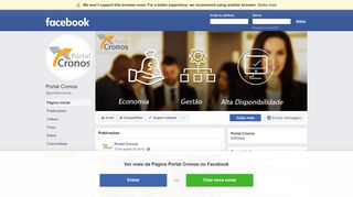 
                            7. Portal Cronos - Página inicial | Facebook