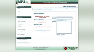 
                            3. Portal da NFSE - Prefeitura de Araucaria