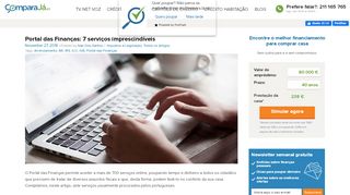 
                            10. Portal das Finanças: 7 serviços imprescindíveis | ComparaJá.pt
