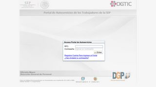 
                            9. Portal de Autoservicios SEP