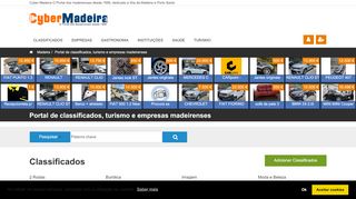 
                            2. Portal de classificados, turismo e empresas madeirenses Cyber Madeira
