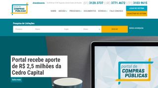 
                            3. Portal de Compras Públicas: Home