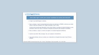 
                            7. Portal de Exames - Informações sobre login e senha - ipsemg