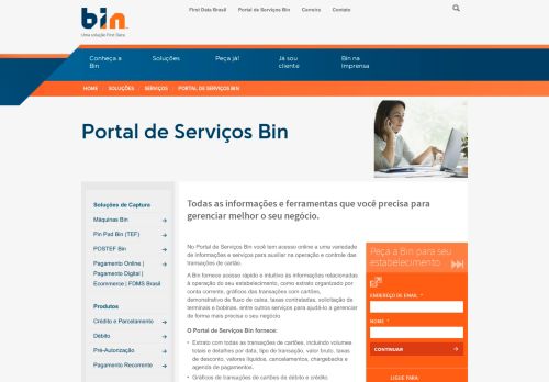 
                            9. Portal de serviços Bin