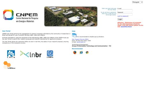 
                            8. Portal de Usuários - CNPEM