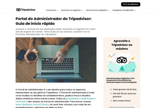 
                            2. Portal do Administrador do TripAdvisor: Guia de início rápido ...