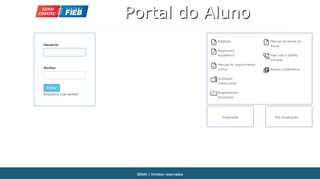 
                            6. Portal do Aluno - Fieb