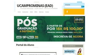 
                            5. Portal do Aluno | UCAMPROMINAS (EAD)