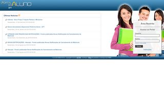 
                            3. Portal do Aluno - UFT - Login