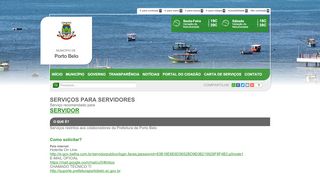 
                            11. Portal do Cidadão - Município de Porto Belo