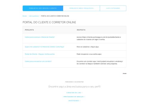 
                            7. PORTAL DO CLIENTE E CORRETOR ONLINE