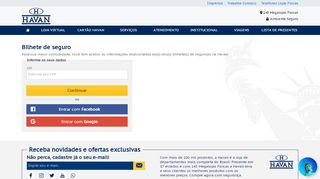 
                            1. Portal do Cliente Havan - Consulta