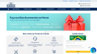 
                            2. Portal do Cliente Havan - Home