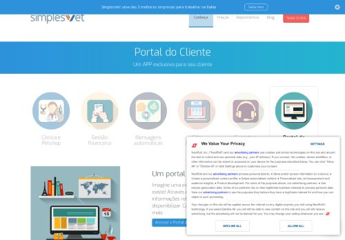 
                            2. Portal do Cliente | SimplesVet - Sistema para gestão de clínicas ...