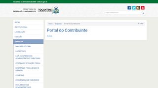 
                            3. Portal do Contribuinte - Secretaria da Fazenda e Planejamento - Sefaz