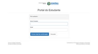 
                            3. Portal do Estudante - Cadastro - Portal do Estudante