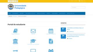 
                            5. Portal do estudante - Universidade Pedagogica