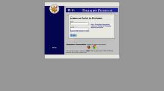 
                            5. Portal do Professor - Login - Ufes