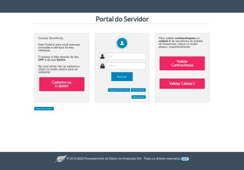 
                            6. Portal do Servidor: Pages